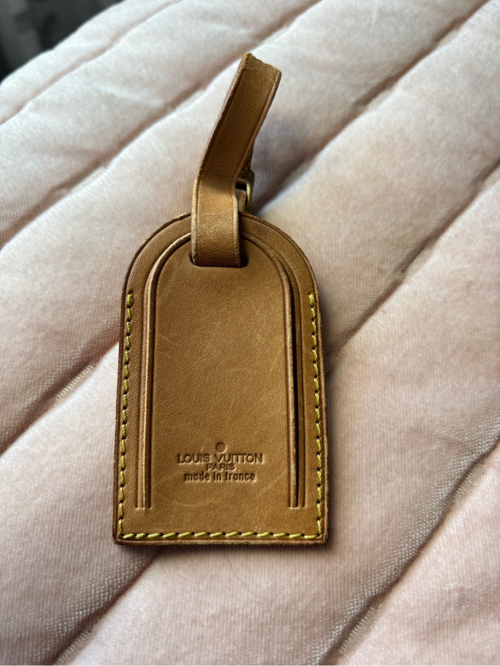 Louis Vuitton Leather Travel Luggage Tag - Picture 3 of 7